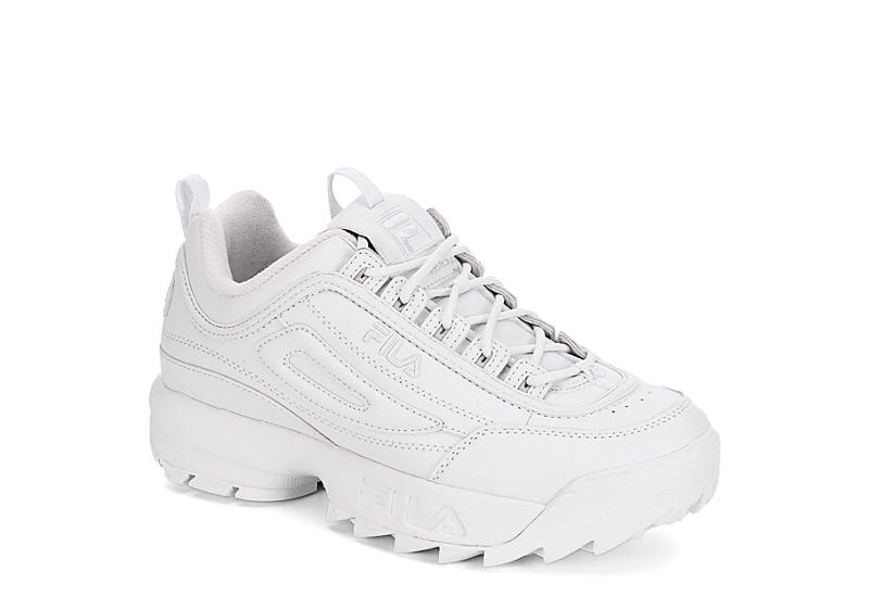 Fila full sale white shoes